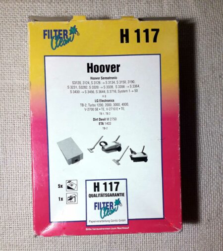 Одноразовый мешок для пылесоса Hoover, ETA